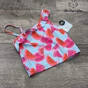 Okie Dokie UPF 50 Watermelon Tankini Top Size 5T